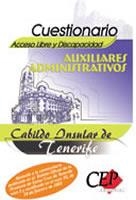 CUESTIONARIO AUXILIARES ADMINISTRATIVOS CABILDO INSULAR TENE | 9788498086706