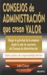 CONSEJOS DE ADMINISTRACION QUE CREAN VALOR | 9788423422777 | CARVER, JOHN