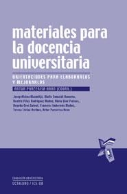 MATERIALES PARA LA DOCENCIA UNIVERSITARIA | 9788480637442 | PARCERISA ARAN, ARTUR