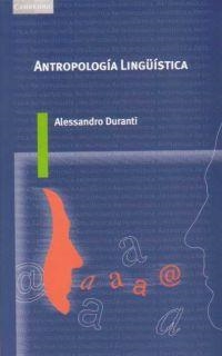 ANTROPOLOGIA LINGUISTICA | 9788483230923 | DURANTI, ALESSANDRO