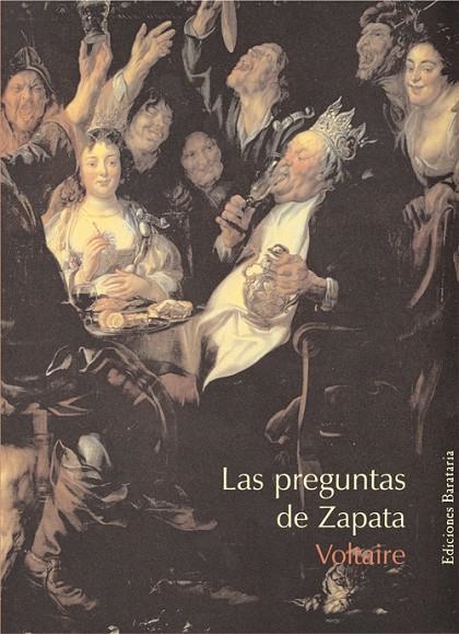 PREGUNTAS DE ZAPATA, LAS | 9788495764317 | VOLTAIRE