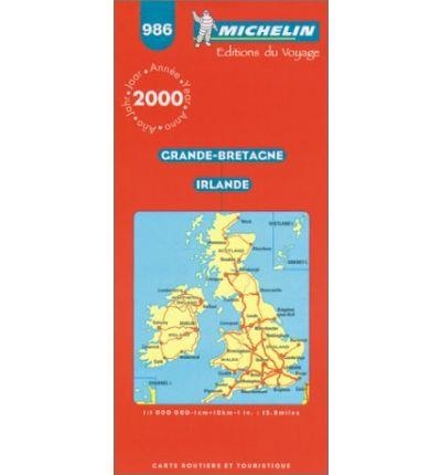 GRAN BRETAÑA  IRLANDA EDICIO 2000 (MAPA) | 9782060986180 | MICHELIN