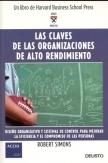 CLAVES DE LAS ORGANIZACIONES DE ALTO RENDIMIENTO, LAS | 9788423423378 | SIMONS, ROBERT