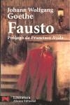 FAUSTO | 9788420660103 | GOETHE, JOHANN WOLFGANG VON