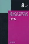 LATIN SELECTIVIDAD | 9788466751476 | MARTÍNEZ QUINTANA, MANUEL