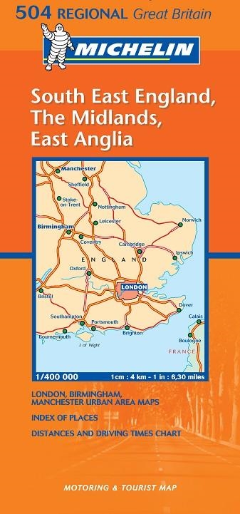 SOUTH EAST ENGLAND - THE MIDLANDS [MAPA 2003] (504) | 9782061008065 | VV. AA.