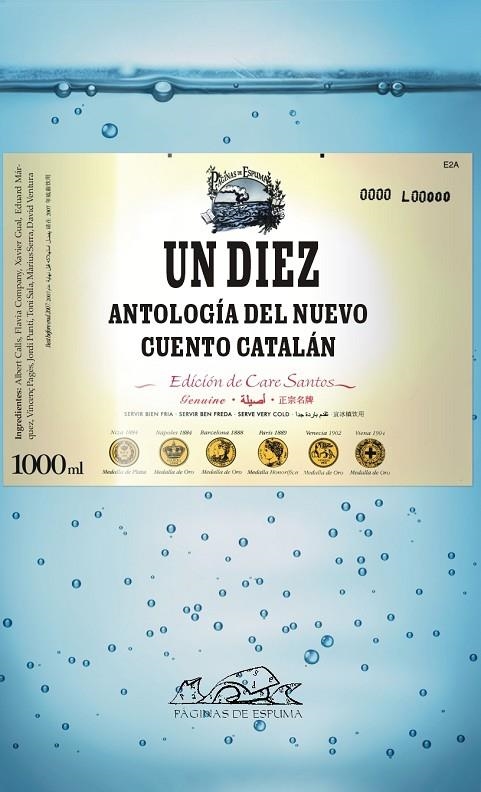 DIEZ, ANTOLOGIA DEL NUEVO CUENTO CATALAN, UN | 9788495642714 | SANTOS, CARE (ED.)/CALLS, ALBERT/COMPANY, FLAVIA/GUAL, XAVIER/GUIXÀ, PERE/MÁRQUEZ, EDUARD/PAGÈS, VIC