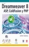 DREAMWEAVER 8 : ASP, COLDFUSION Y PHP | 9788441520035 | BARDZELL, JEFFREY