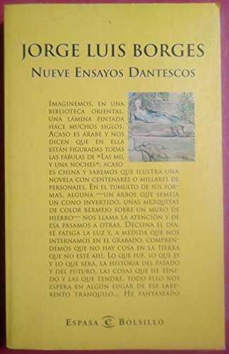 NUEVE ENSAYOS DANTESCOS | 9788423996827 | BORGES, JORGE LUIS