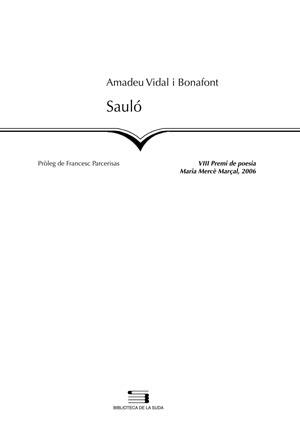 SAULO | 9788497793957 | VIDAL I BONAFONT, AMADEU