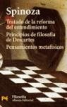 TRATADO DE LA REFORMA DEL ENTENDIMIENTO ; PRINCIPIOS DE FILO | 9788420660653 | SPINOZA, BENEDICTUS DE