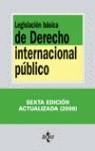 LEGISLACION BASICA DE DERECHO INTERNACIONAL PUBLICO 2006 | 9788430944576 | GONZALEZ CAMPOS, JULIO D.