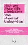 LEGISLACION GENERAL DE REGIMEN JURIDICO DE LAS ADMINISTRACIO | 9788430944606 | LEGUINA VILLA, JESUS