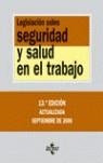 LEGISLACION SOBRE SEGURIDAD Y SALUD EN EL TRABAJO | 9788430943227 | GONZALEZ BIEDMA, EDUARDO