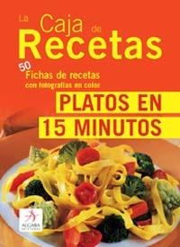 CAJA DE RECETAS, PLATOS EN 15 MINUTOS | 9788496107687 | AREA VERLAG GMBH / BARRERA VILLARÍAS, MAITE