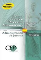 CUERPO DE GESTION PROCESAL TEMARIO VOL.I PROMOCION INTERNA | 9788483542675 | AA.VV.