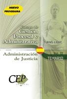 ADMINISTRACION DE JUSTICIA TEMARIO VOL.III TURNO LIBRE | 9788483542736 | AAVV