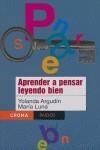 APRENDER A PENSAR LEYENDO BIEN | 9789688536391 | ARGUDIN, YOLANDA