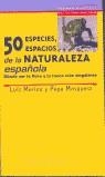 50 ESPECIES ESPACIOS DE LA NATURALEZA ESPAÑOLA | 9788423990047 | MERINO, LUIS - MOSQUERA, PEPA