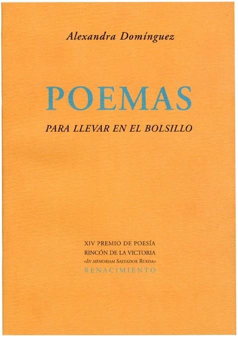 POEMAS PARA LLEVAR EN EL BOLSILLO | 9788484722861 | DOMINGUEZ, ALEXANDRA