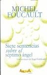 SIETE SENTENCIAS SOBRE EL SEPTIMO ANGEL | 9788493070816 | FOUCAULT, MICHEL