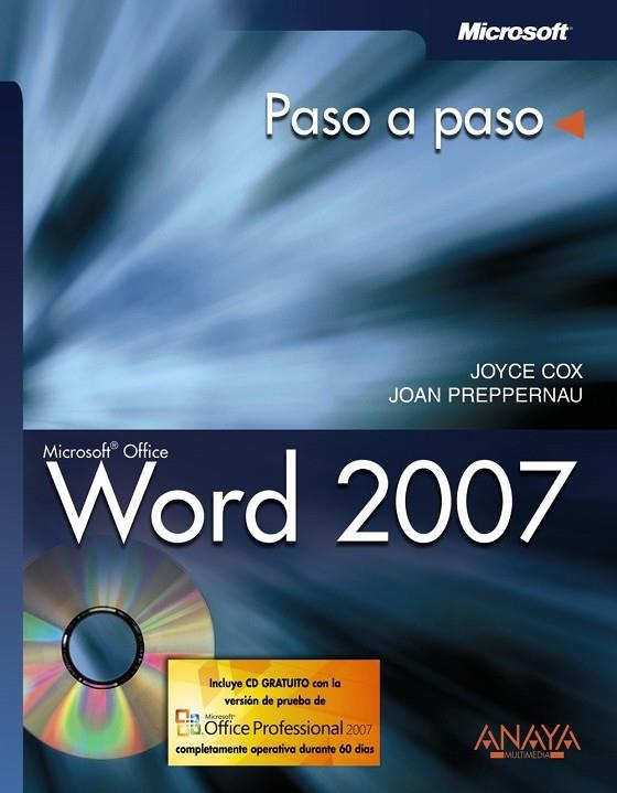 WORD 2007 PASO A PASO | 9788441521513 | COX, JOTCE