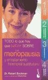 MENOPAUSIA, LA TODO LO QUE HAY QUE SABER | 9788483140918 | BUCKMAN, ROBERT