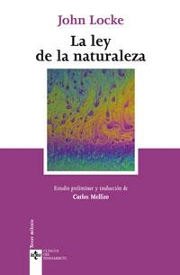 LEY DE LA NATURALEZA, LA | 9788430945382 | LOCKE, JOHN