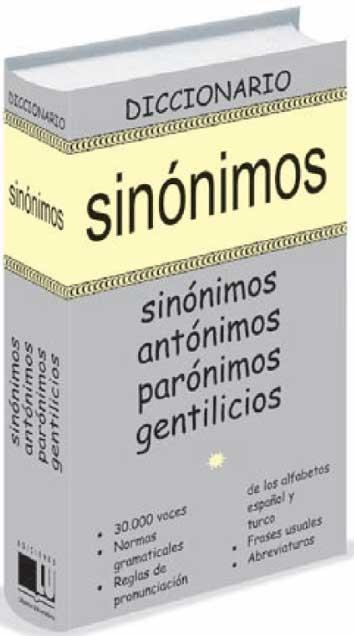 DICCIONARIO SINONIMOS ANTONIMOS PARONIMOS GENTILICIOS | 9788496865150 | ANÓNIMO