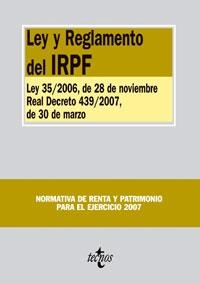 LEY Y REGLAMENTO DEL IRPF(LEY 35/2006 DECRETO REAL 439/2007) | 9788430945542 | */*