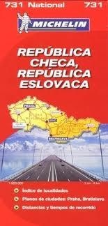 MAPA REPUBLICA CHECA REPUBLICA ESLOVACA 2007 | 9782067125865 | VV AA