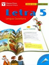 LETRA, LENGUA Y LITERATURA 5 EDUCACION PRIMARIA | 9788431681975 | CANTO PALLARES, JOSE DEL [ET. AL.]