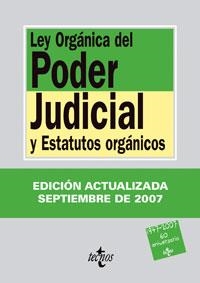 LEY ORGANICA DEL PODER JUDICIAL Y ESTATUTOS ORG. 2007 | 9788430945672 | MORENO CATENA, VICTOR ED. LIT.