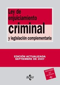 LEY DE ENJUICIAMIENTO CRIMINAL 2007 | 9788430945689 | MORENO CATENA, VICTOR ED. LIT.