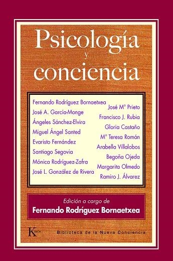 PSICOLOGIA Y CONCIENCIA | 9788472456617 | RODRIGUEZ BORNAETXEA, FERNANDO