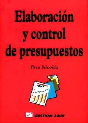 ELABORACION Y CONTROL DE PRESUPUESTOS | 9788480883436 | NICOLAS, PERE