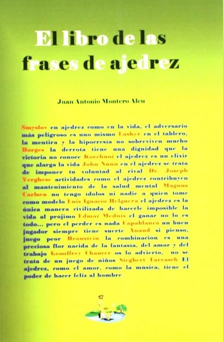 LIBRO DE LAS FRASES DE AJEDREZ, EL | 9788493483494 | MONTERO ALEU, JUAN ANTONIO