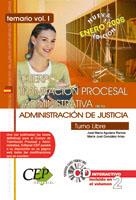 CUERPO DE TRAMITACION PROCESAL ADMINISTRATIVA.TEMARIO VOL1 | 9788498638455 | AGUILERA, JOSE MARIA / GONZALEZ, MARIA JOSE