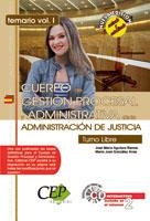 CUERPO DE GESTION PROCESAL ADM. TEMARIO VOL.1 | 9788498638394 | VARIS