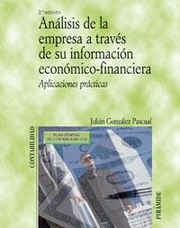 ANALISIS DE LA EMPRESA A TRAVES DE SU INFORMACION ECONOMICO- | 9788436821741 | GONZALEZ PASCUAL, JULIAN