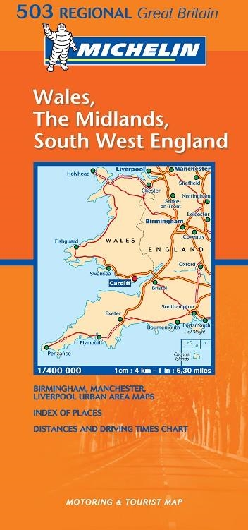 WALES - THE MIDLANDS - SOUTH WEST ENGLAND | 9782061008010 | .