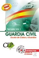 GUARDIA CIVIL TEMARIO VOL I. OPOSICIONES  ESCALA DE CABOS Y | 9788498639414 | CEP