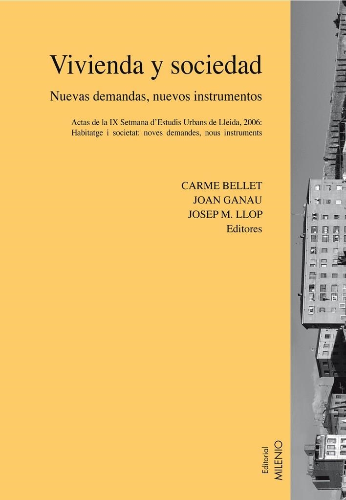 VIVIENDA Y SOCIEDAD -NUEVAS DEMANDA NUEVOS INSTRUMENTOS | 9788497432559 | AAVV