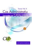 COS ADMINISTRATIU GENERALITAT TEMARI VOL.2 ED.2008 | 9788498823011 | VARIS