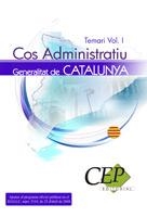 COS ADMINISTRATIU GENERALITAT TEMARI VOL.1 | 9788498822991 | SIN DATOS