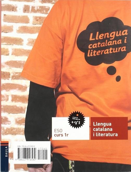 LLENGUA CATALANA 1 ESO | 9788447916580 | MEYA DEL ARCA, JORDI/MASSAGUER BALLBE, MIQUEL/IZQUIERDO SALOM, Mª TERESA/GASSIO I REVENTOS, MONTSERR