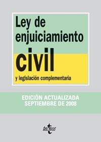 LEY DE ENJUICIAMIENTO CIVIL Y LEGISLACION COMPLEMENTAR 2008 | 9788430947362 | MORENO CATENA, VICTOR ED. LIT.