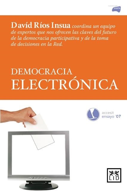 DEMOCRACIA ELECTRONICA | 9788483560624 | RIOS INSUA, DAVID