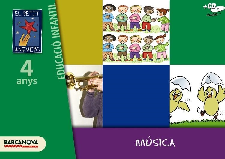 PETIT UNIVERS MUSICA EDUCACIO INFANTIL 4 ANYS QUADERN | 9788448921804 | MONTSERRAT ESPIÑA, ROSA MARIA