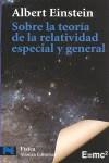 SOBRE LA TEORIA DE LA RELATIVIDAD ESPECIAL Y GENERAL | 9788420668413 | EINSTEIN, ALBERT